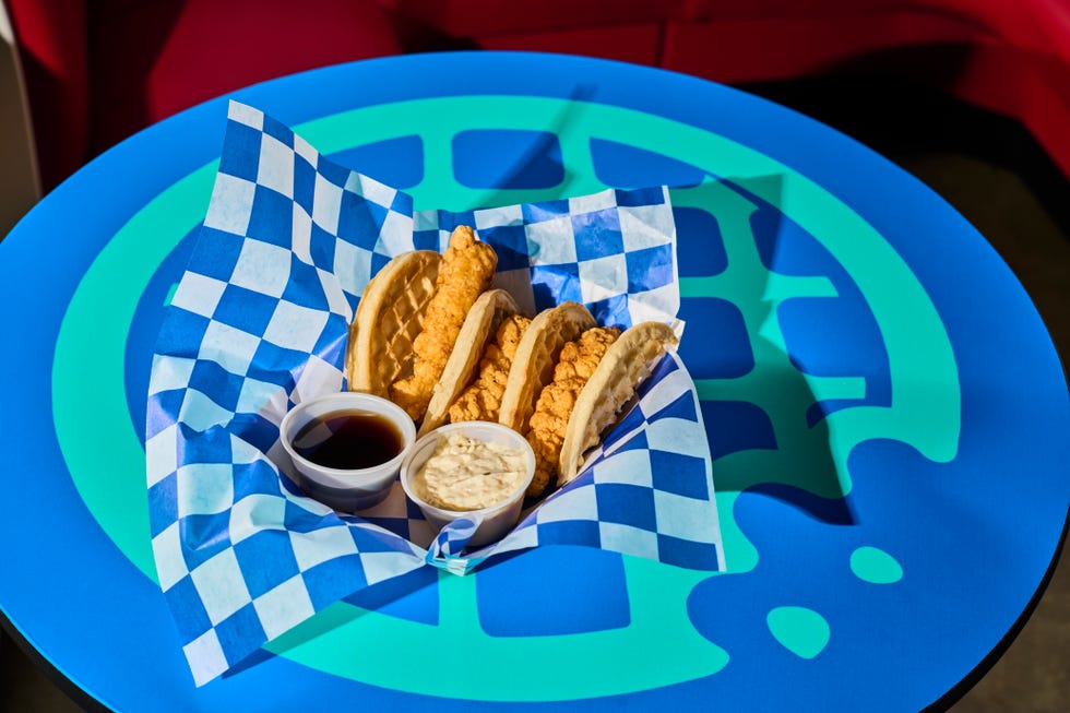 chicken and waffles