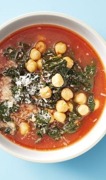 chickpea and kale soup