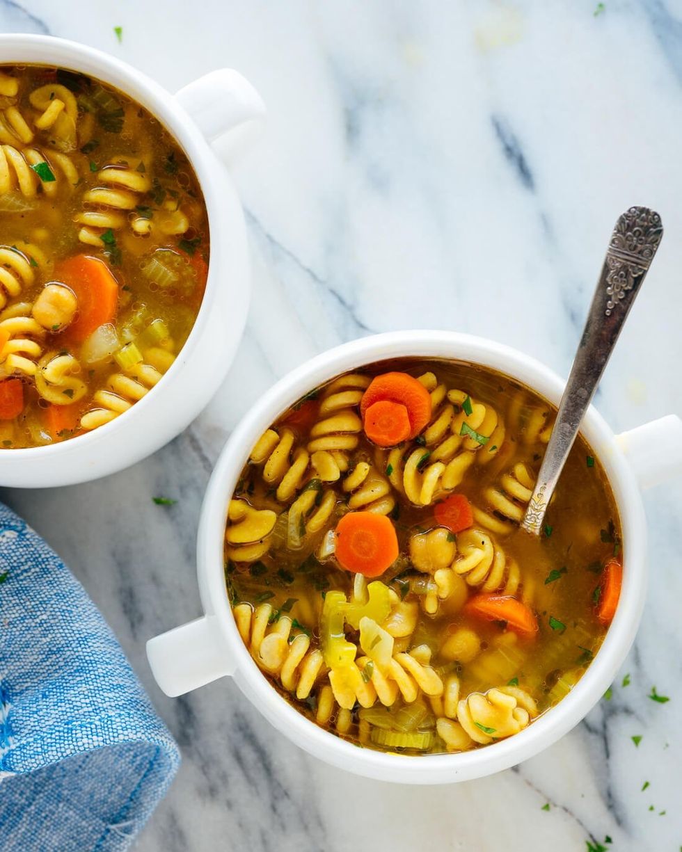 chickpea recipes chickpea noodle soup