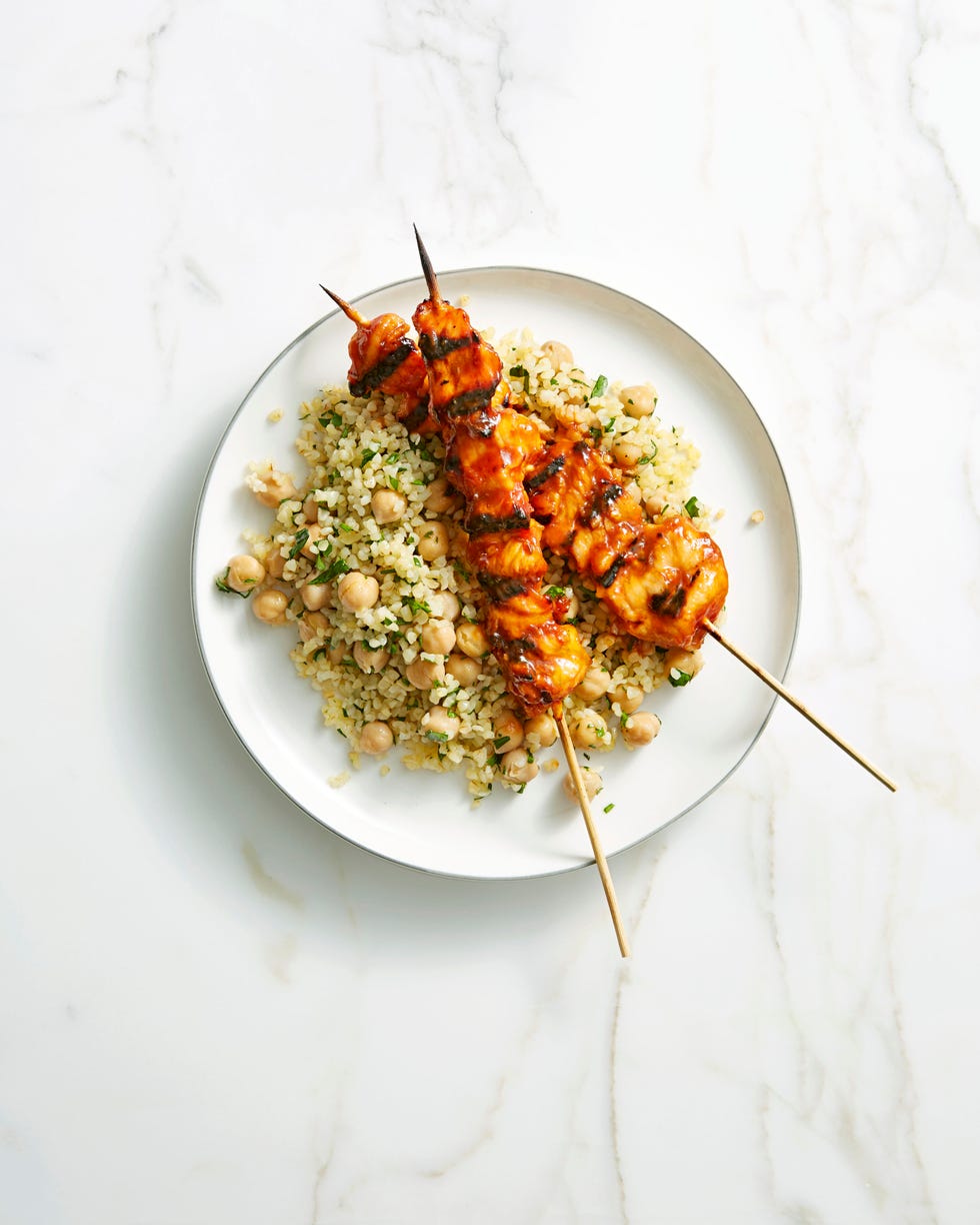 Chickpea Recipes - Grilled Chicken Kabobs