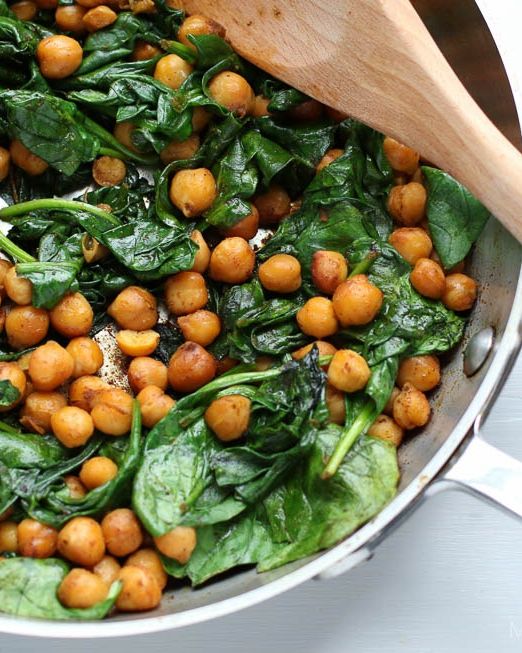 chickpea recipes smoky chickpeas and spinach