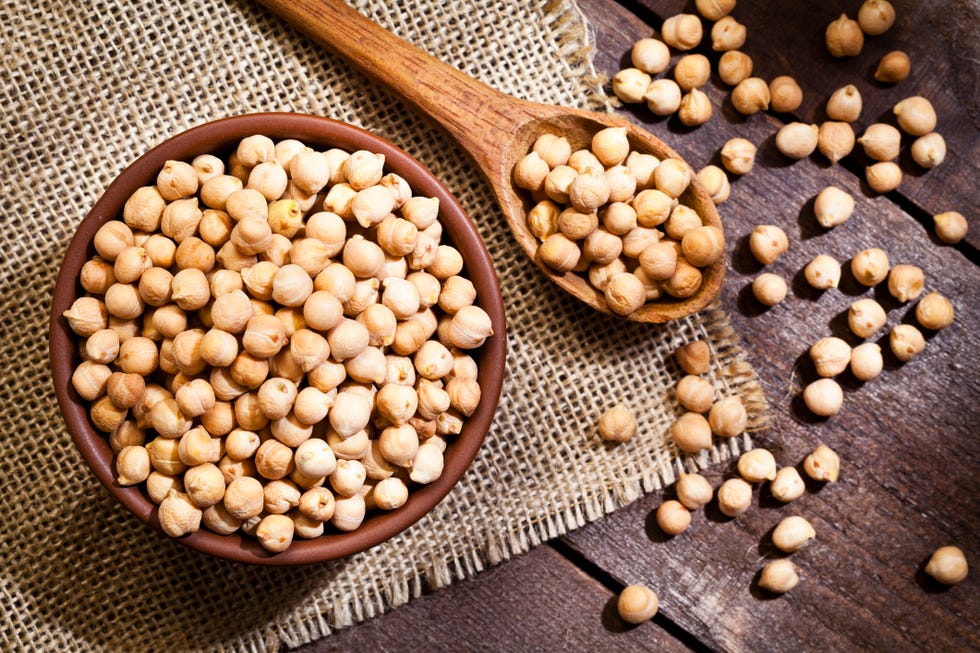 Chickpeas in a bowl