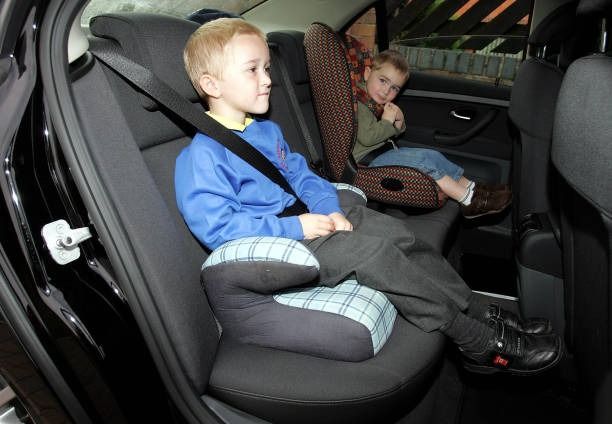 child in car booster seat