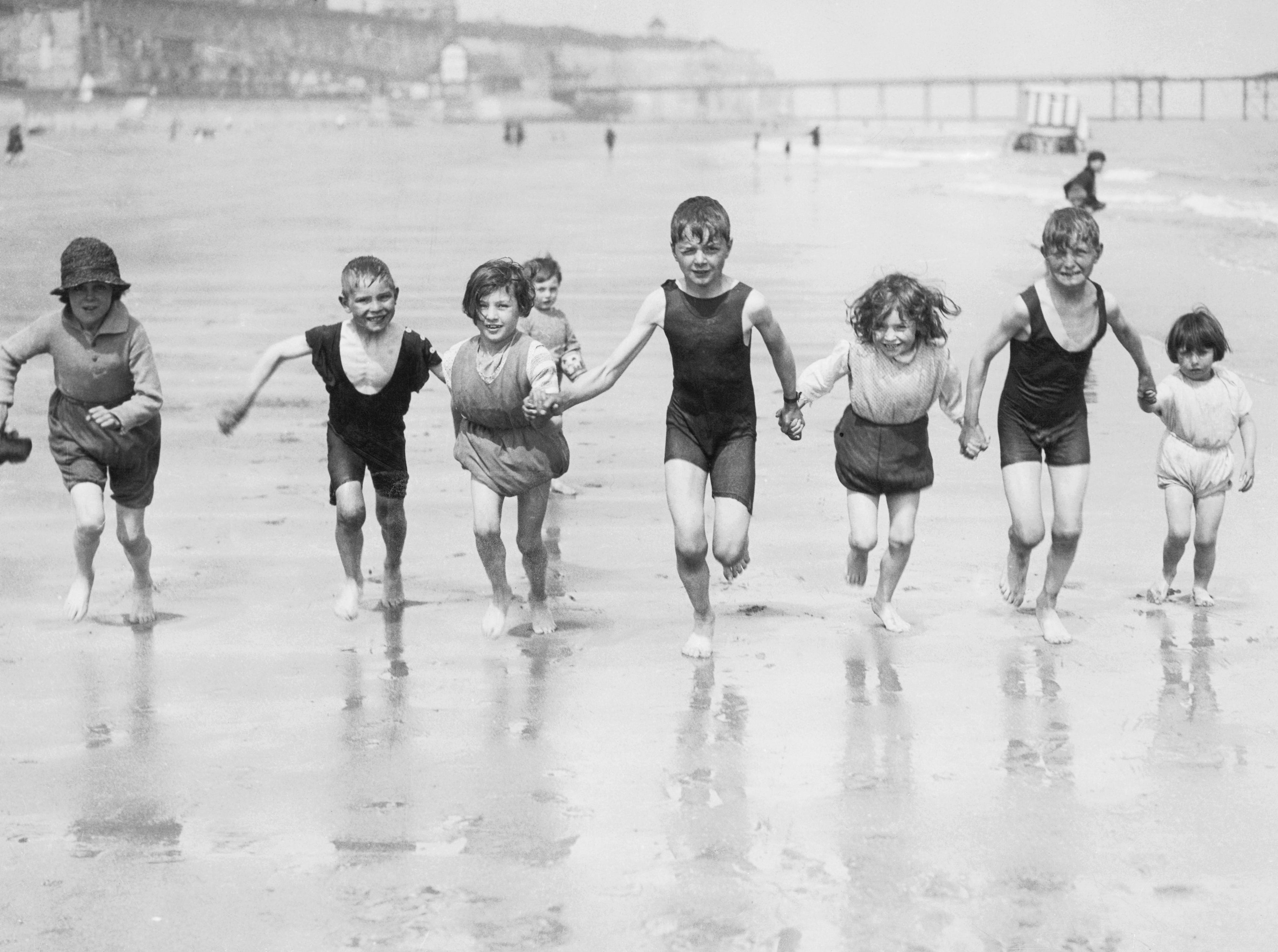 vintage photography beach