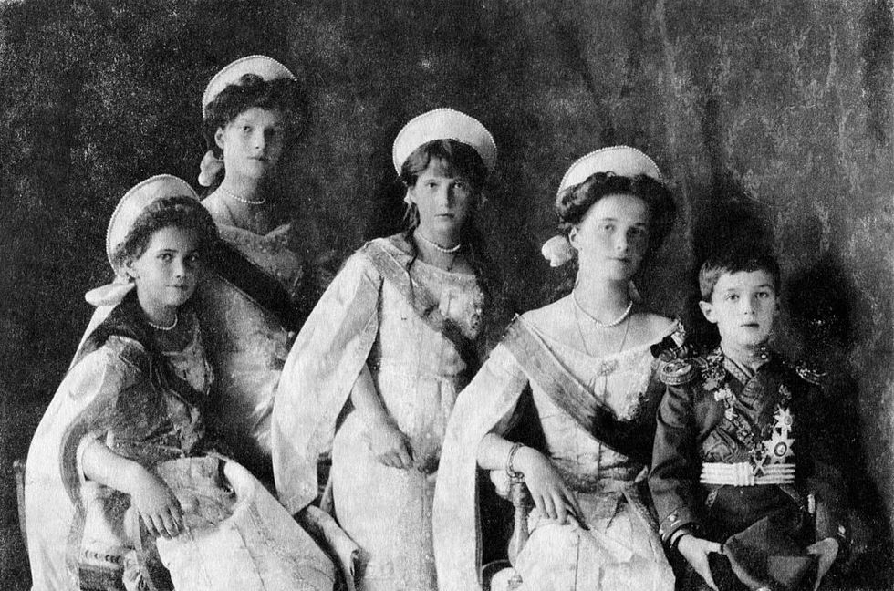 Children of Tsar Nicholas II of Russia, c1910.  Artist