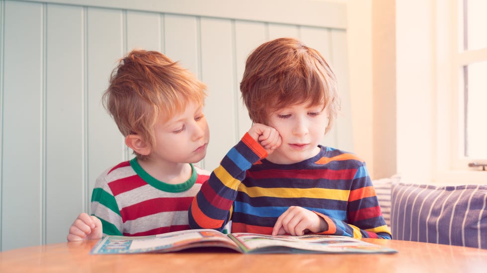 children reading