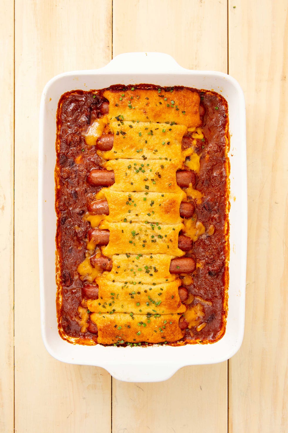 chili cheese dog casserole