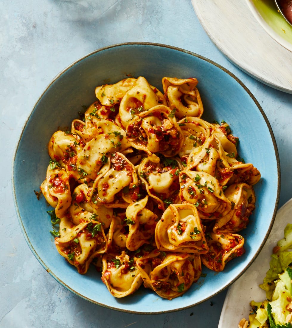Chilled Tortellini Romesco