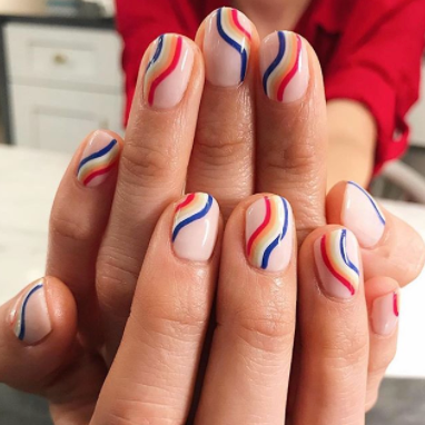 fourth of july nails