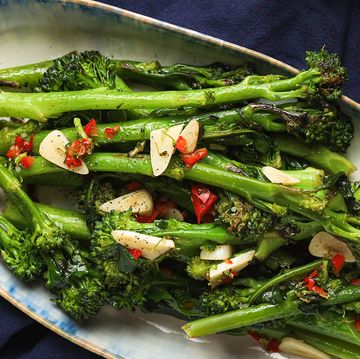 purple sprouting broccoli side dish