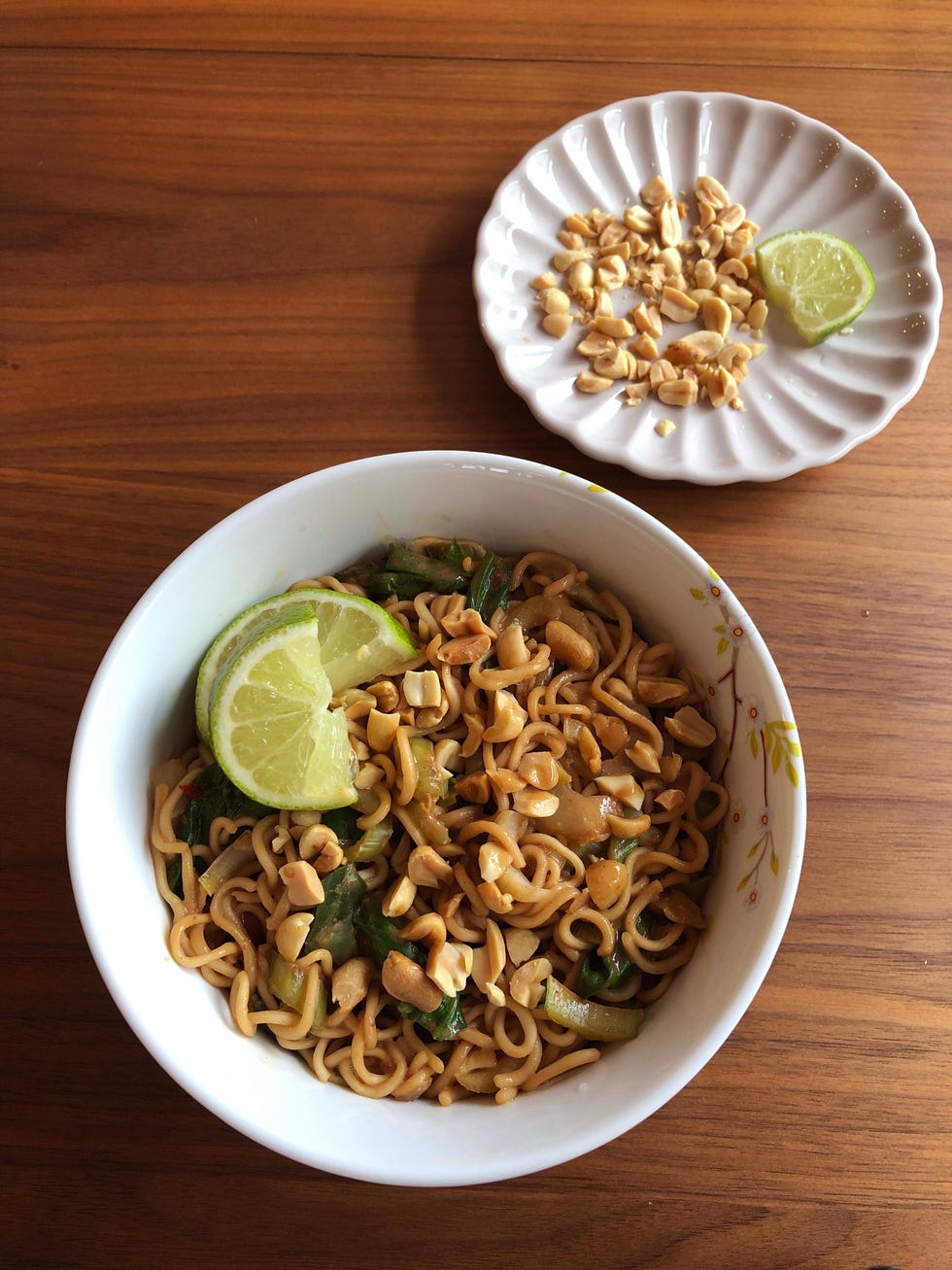 speedy chilli peanut noodles