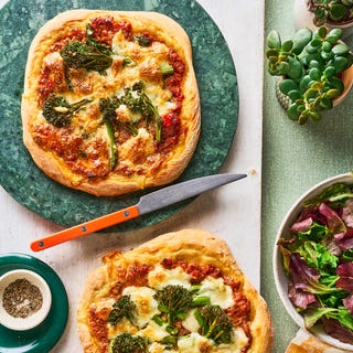 chilli pork flatbreads