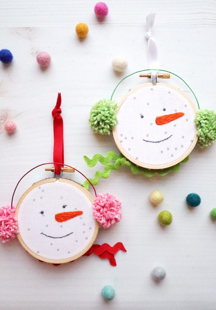 snowman ornament