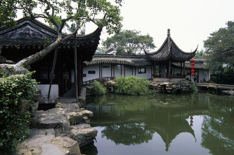 China, Near Shanghai, Suzhou, 'master Of The Nets' Garden...