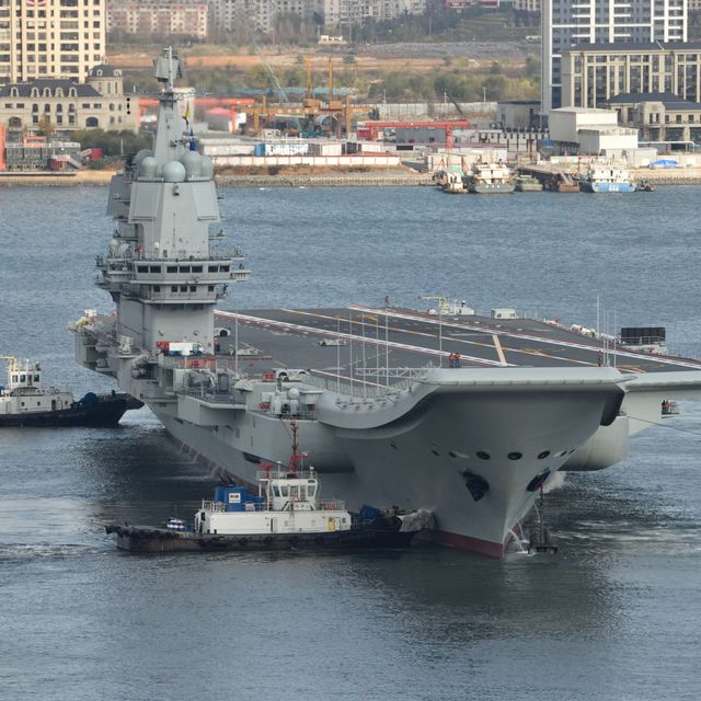 China's First Domestically-built Aircraft Carrier Begins Its Ninth Sea Trial