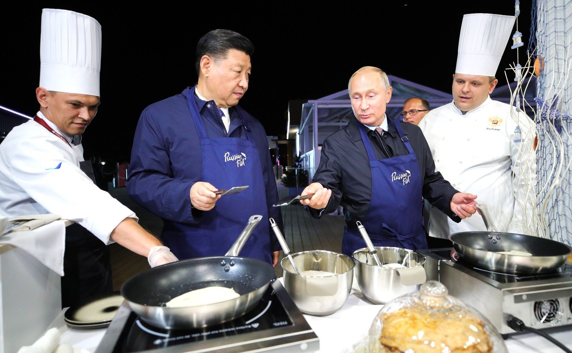 presidents of russia and china visit far east street exhibition