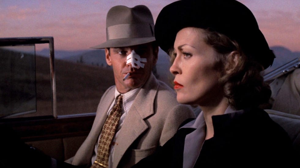 jack  nicholson y faye dunaway chinatown