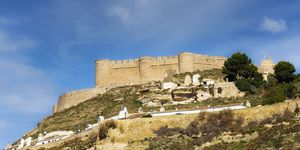 chincilla castle, chincilla albacete province, spain