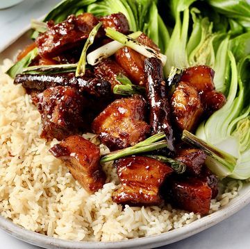 sweet and spicy chinese pork belly