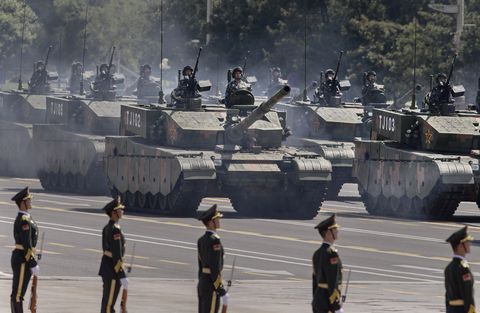China Holds Military Parade To Commemorate End Of World War II In Asia