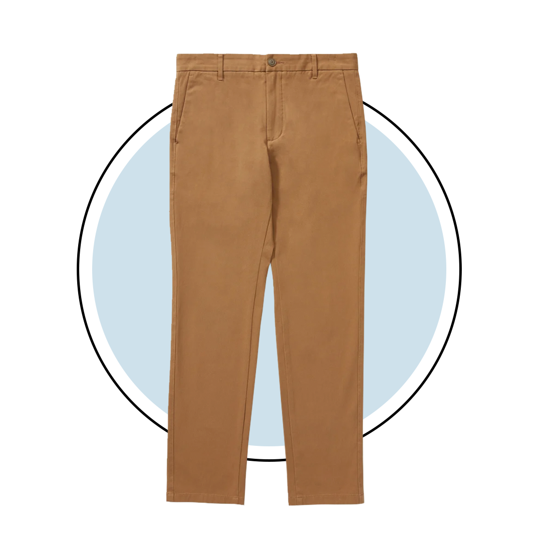 Men's Flat Front Pant Chairman's Collection - KHAKI - 100% COTTON –  Hardwick.com