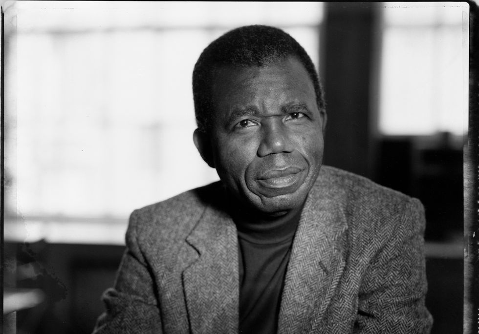 chinua achebe in new york city on march 6, 1988
