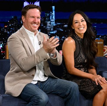 the tonight show starring jimmy fallon episode 1799 pictured tv personalities chip gaines and joanna gaines during an interview on tuesday, february 14, 2023 photo by todd owyoungnbc via getty images