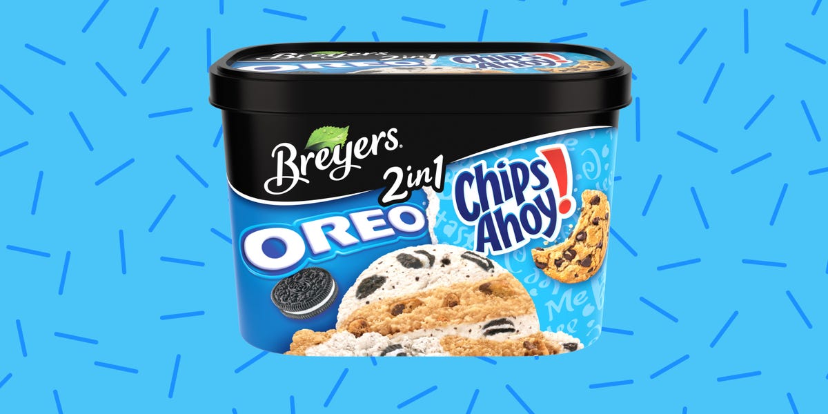 Breyers' New Ice Cream Has Chips Ahoy AND Oreos Inside