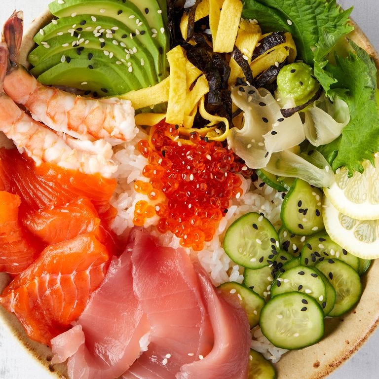 chirashi bowls