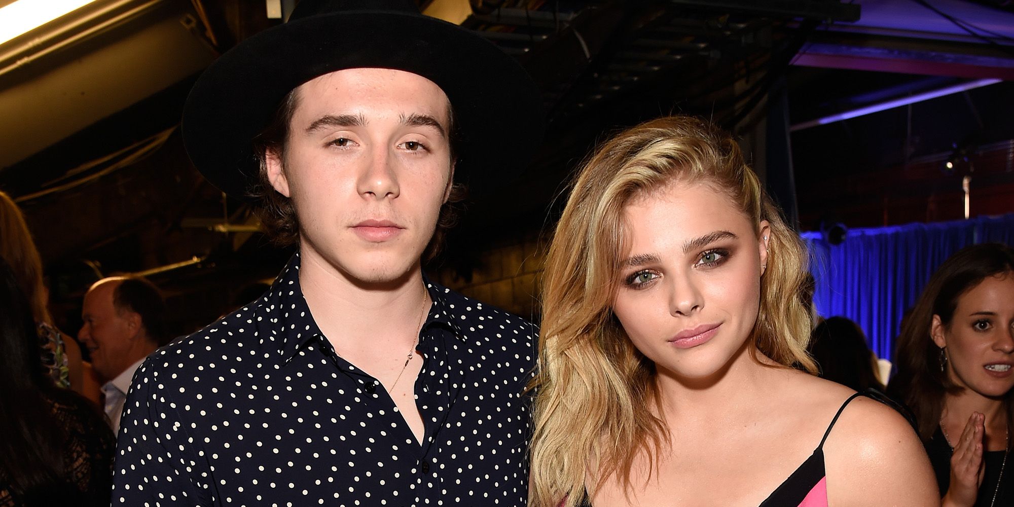 Brooklyn Beckham shares passionate snog with girlfriend Chloe Grace Moretz  before she jets out of New York - Mirror Online