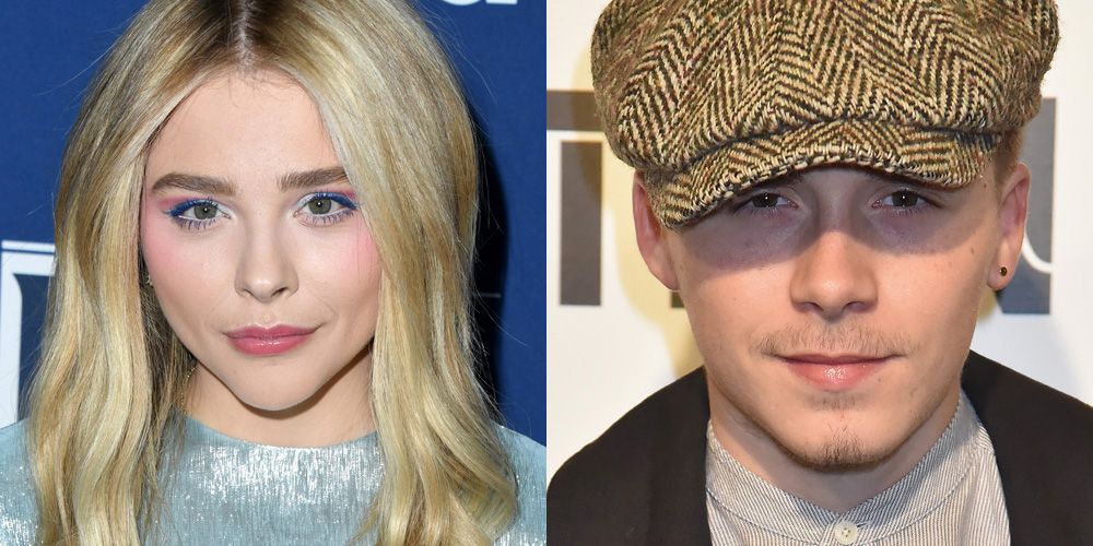Brooklyn Beckham and Chloe Grace Moretz look loved up as they jet to New York together after time apart - Mirror Online