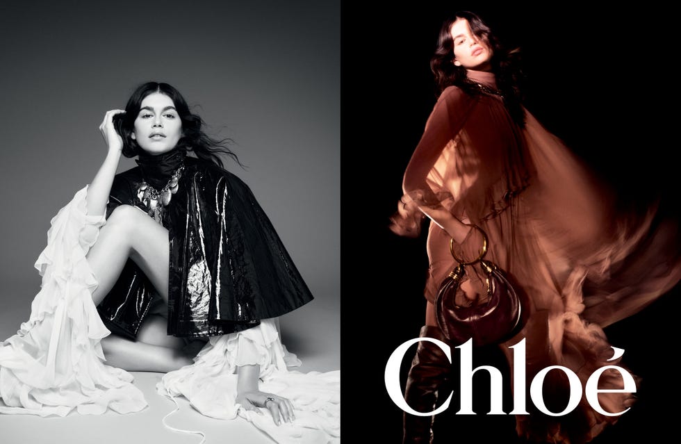 chloe campaign starring kaia gerber