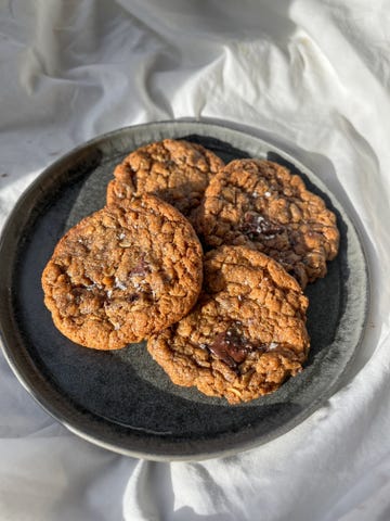 choc chunk high protein granola cookies