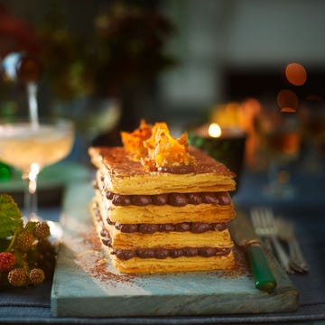 best christmas dessert recipes chocolate hazelnut millefeuille