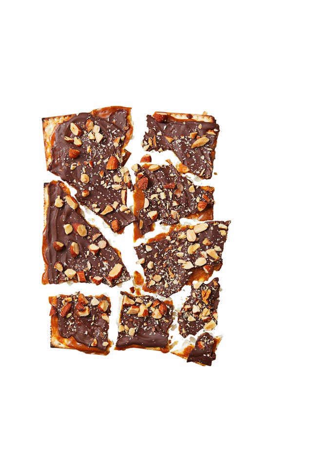 choco caramel matzo brittle