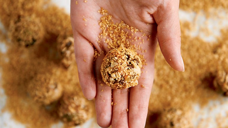 Chocolate chip balls Chocolate chip balls