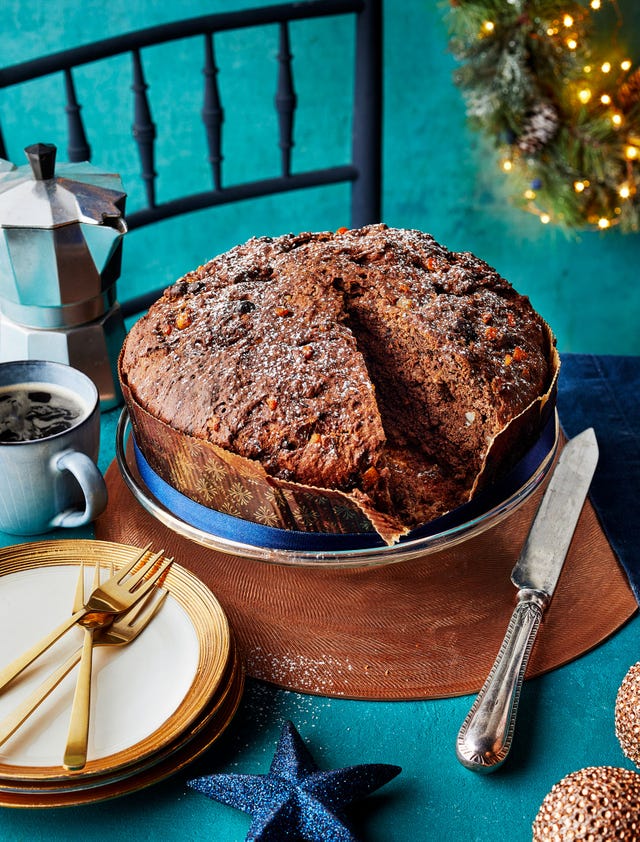 chocolate and orange panettone