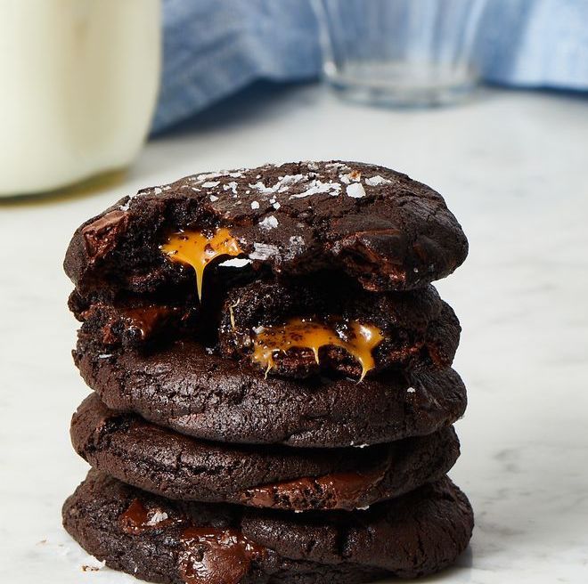 chocolate caramel cookies