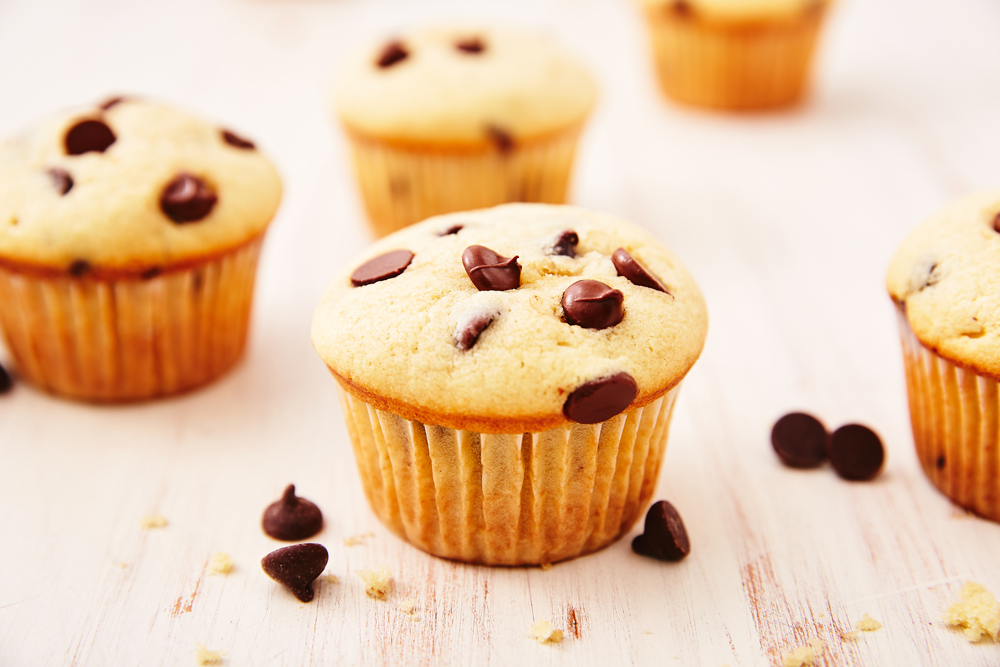 preview for The Best Way To Start Your Day Is With Chocolate Chip Muffins