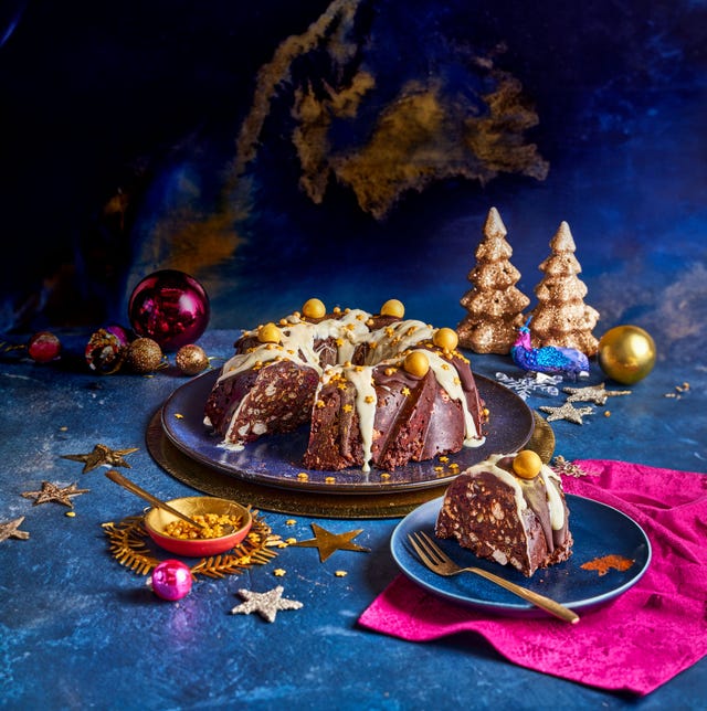 chocolate christmas tiffin