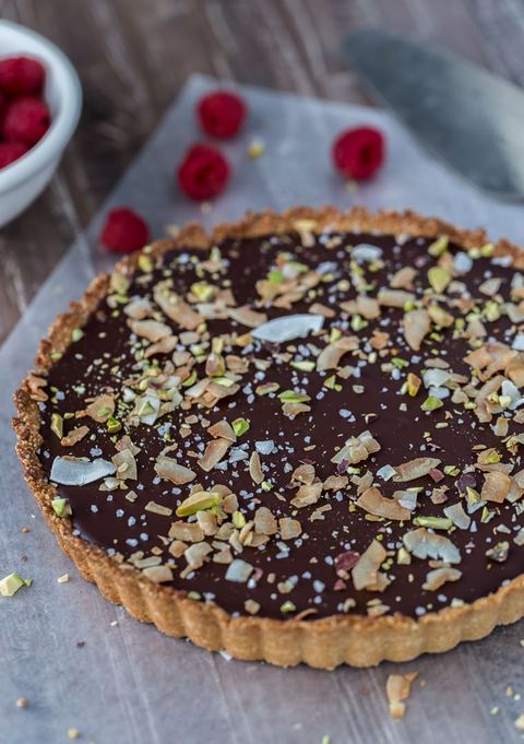 chocolate pie with crust
