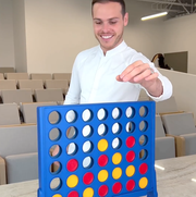chocolate connect four board