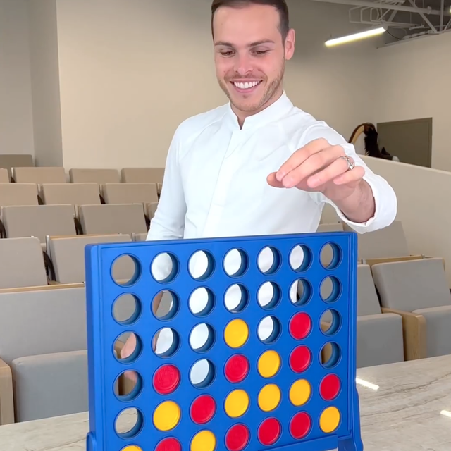 chocolate connect four board