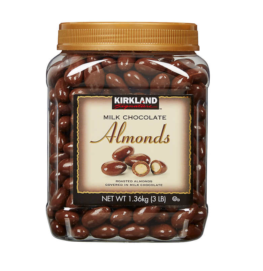 kirkland milk chocolate almonds