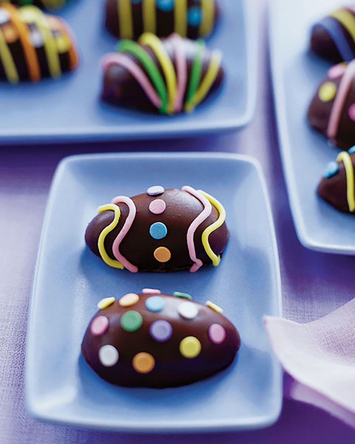 chocolate covered candy eggs