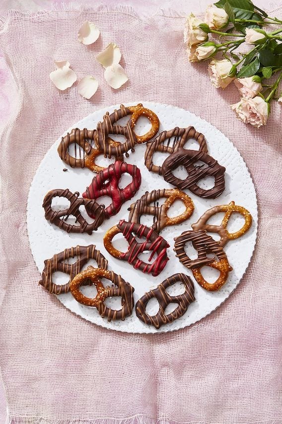 chocolate covered pretzels