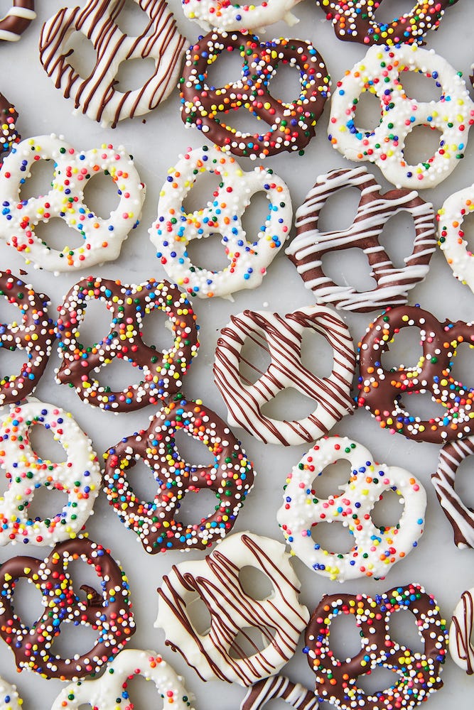 chocolate covered pretzels