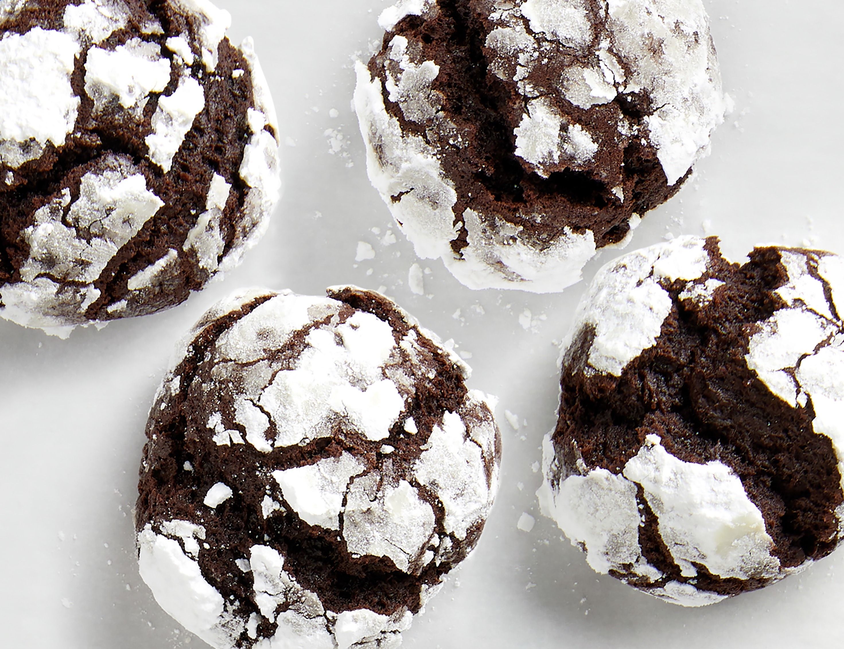 Gluten Free Chocolate Crinkle Cookies (Dairy Free) - Basics with Bails