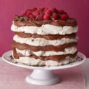 passover deserts chocolate meringue layer cake