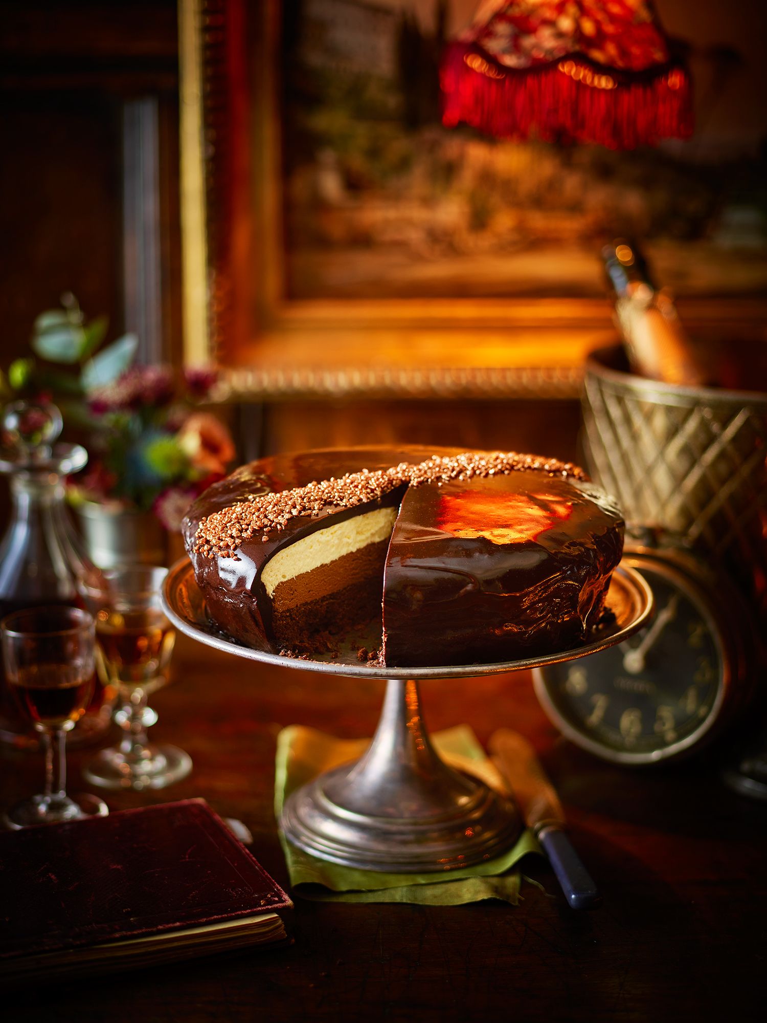 Mirror Glaze Chocolate Cake – Delish Plating